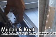 Cara Pasang Engsel Pintu Lipat Aluminium