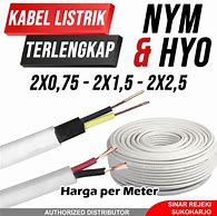 Kabel Listrik Nym 2X1 5